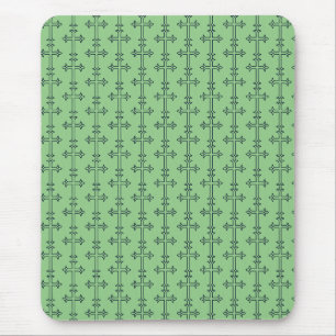 Klassiek Christelijk Kruis Minimalistische Kunst Muismat