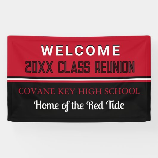 Klassiek! Class Reunion CUSTOM Reunion banner (Horizontaal)