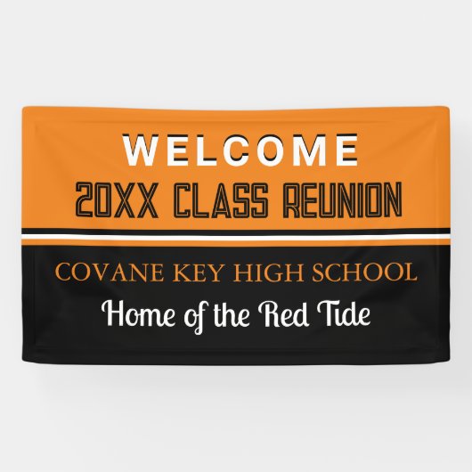 Klassiek! Class Reunion CUSTOM Reunion banner (Horizontaal)