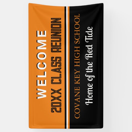 Klassiek! Class Reunion CUSTOM Reunion banner (Verticaal)