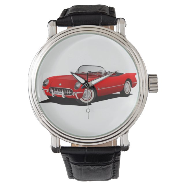 Klassiek Corvette horloge (Voorkant)