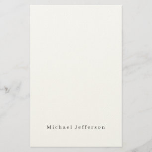 Klassiek Creatief Trendy Zwart & Wit Minimalistisc Briefpapier