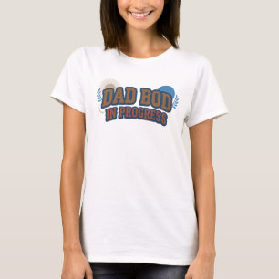 Klassiek DAD BOG PROGRESS Origineel Design T-shirt