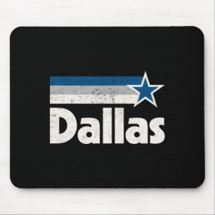 Klassiek dallas texas stad sterk dallas tx blauw muismat