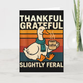 Klassiek Dankbaar Erkentelijk Licht Wild Grappig G Kaart (Voorkant)