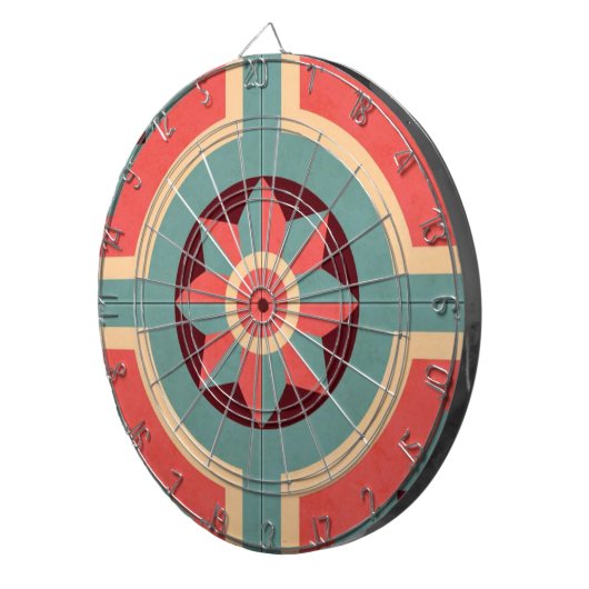 Klassiek Dartboard met maatwerk Dartbord (Voorkant Rechts)