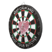 Klassiek Dartboard met Steak Dartbord (Voorkant Rechts)
