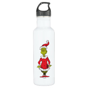 Klassiek de Grinch Santa Claus Waterfles