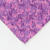 Klassiek digitaal camerapatroon fleece deken (Hoek)