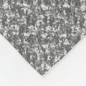 Klassiek digitaal camerapatroon fleece deken (Hoek)