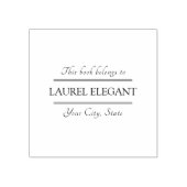 Klassiek dit boek behoort tot de rubberstempel 	rubberstempel (Afrduk)