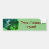 Klassiek droge-vliegpatroon voor forel- en baardvi bumpersticker (Voorkant)