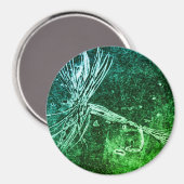 Klassiek droge-vliegpatroon voor forel- en baardvi magneet (Voorkant / Achterkant)