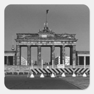 Klassiek Duitsland Berlijn Brandenburgse Poort 197 Vierkante Sticker