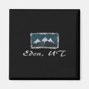 Klassiek Eden Utah Winter Ski Pret Magneet