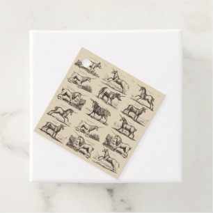 Klassiek Eenhoorn Antiek Mythisch Magisch Wezen Bedankjes Labels