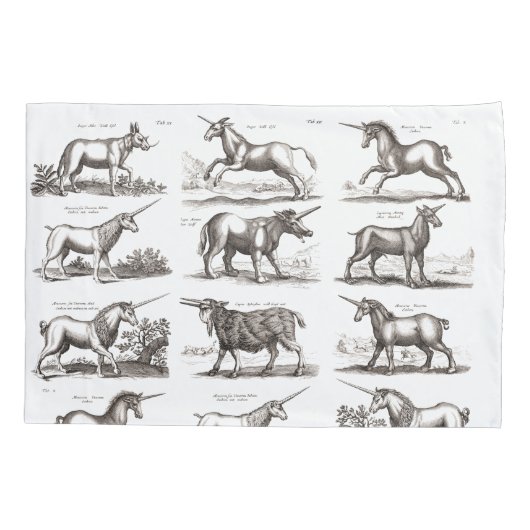 Klassiek Eenhoorn Antiek Mythisch Magisch Wezen Kussensloop (Achterkant)