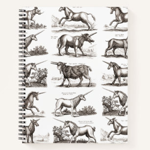 Klassiek Eenhoorn Antiek Mythisch Magisch Wezen Notitieboek