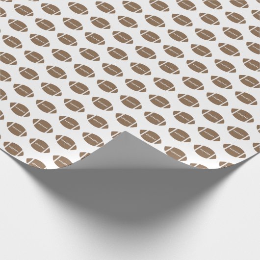 Klassiek eenvoudig Football Cadeaupapier (Hoek)