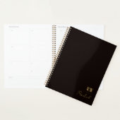Klassiek eenvoudig monogram planner (Display)