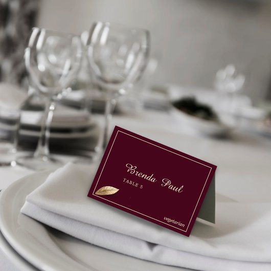 Klassiek & Elegant I Bulga Rose I Menu Plaatjes Kaart