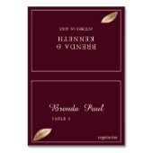 Klassiek & Elegant I Bulga Rose I Menu Plaatjes Kaart (Voorkant)