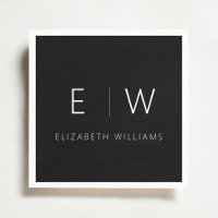 Klassiek Elegant Modern Minimalistisch Zwart Wit