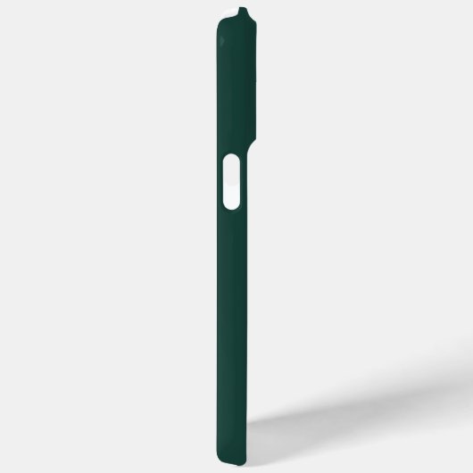 Klassiek Elegant Monogram en Naam Donkergroen Case-Mate iPhone Case (Achterkant / Rechts)