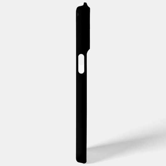 Klassiek Elegant Monogram en Naam Zwart Case-Mate iPhone Case (Achterkant / Rechts)