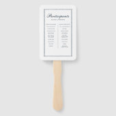 Klassiek en eenvoudig weddenschap handwaaier (Achterkant)