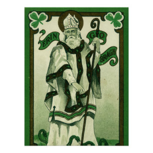 Klassiek - Erin Go Bragh - Prettig St. Patrick'sda Perfect Poster