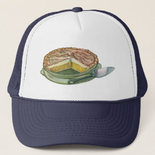 Klassiek eten, citroen meringue taart dessert trucker pet