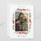 Klassiek Fancy kerstcadeau Lijst Kaart (Voorkant)