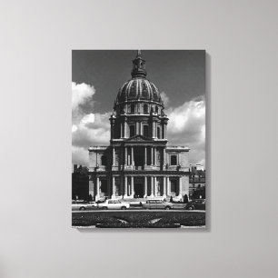 Klassiek Frankrijk Parijs Kerk Saint Louis Invalid Canvas Afdruk