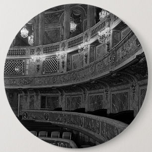 Klassiek Frankrijk Versailles paleis operagebouw Ronde Button 6,0 Cm