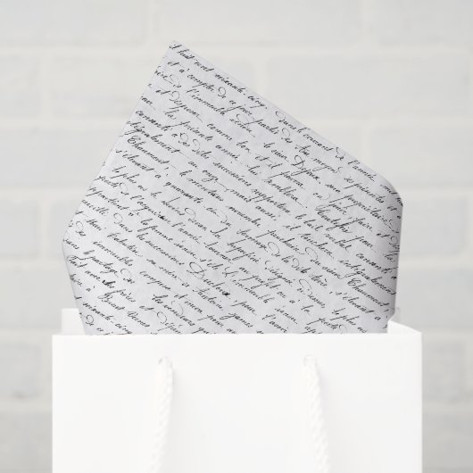 Klassiek Frans Schrift Tissuepapier (Cadeauzakje)