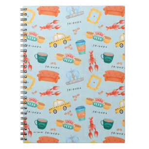 Klassiek FRIENDS™ Iconenpatroon Notitieboek