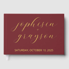 Klassiek gastenboek, modern bruiloft gastenboek