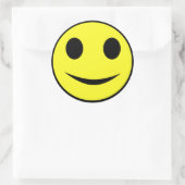 Klassiek geel gezicht Stickers (Tas)