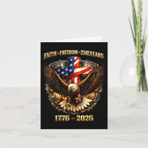 Klassiek geloof vrijheid 250 jaar 1776-2026 kaart