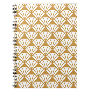 Klassiek geometrisch: Art Deco Elegance. Notitieboek