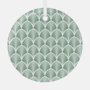 Klassiek geometrisch: Art Deco Naadloze Stijl Glas Ornament