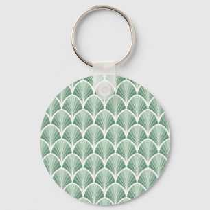 Klassiek geometrisch: Art Deco Naadloze Stijl Sleutelhanger