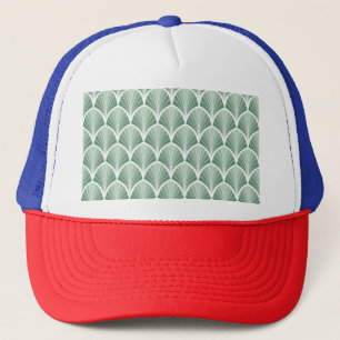 Klassiek geometrisch: Art Deco Naadloze Stijl Trucker Pet