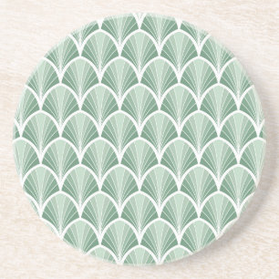 Klassiek geometrisch: Art Deco Naadloze Stijl Zandsteen Onderzetter