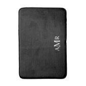 Klassiek gepersonaliseerd monogram badmat (Voorkant Verticaal)