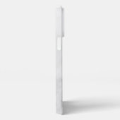 Klassiek gepersonaliseerd monogram en naamsmarmer iPhone hoesje (Rechterkant)