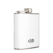 Klassiek gepersonaliseerd monogram heupfles (Rechts)