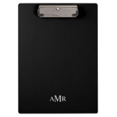 Klassiek gepersonaliseerd monogram klembord (Voorkant)