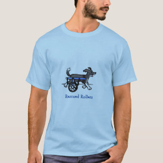 Klassiek gerecupereerd ontwerp van Rollers Logo T-shirt